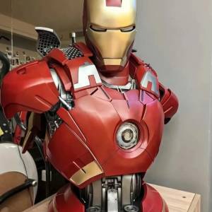 全新Iron Man Mark 7 1:1 半身像 （可發光）
