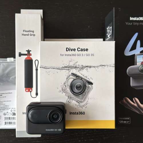 [觀塘實體店] 二手 Insta360 GO3s 128gb 行貨保養期到2025年12月 *S98397* | Insta...