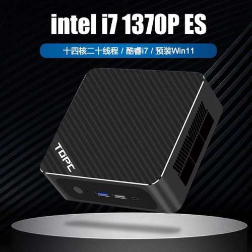 13代 i7 1370p es 工程版 14核20線 Win11 迷你電腦 mini pc  32gb ram 512 ssd wif...