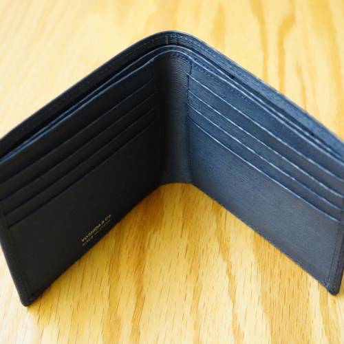 Porter Current Wallet 052-02211 日本吉田藍色壓紋牛皮銀包