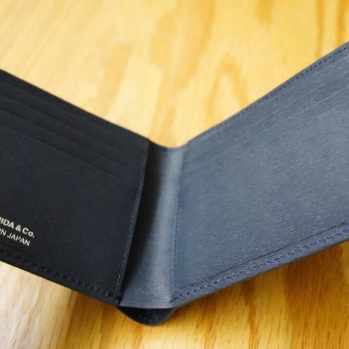 Porter Current Wallet 052-02211 日本吉田藍色壓紋牛皮銀包