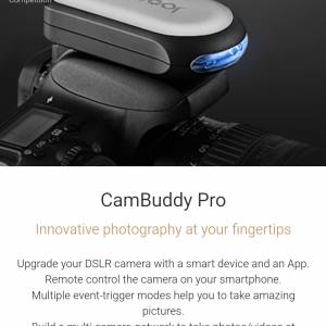 Joopic cam buddy pro 單反無反遙控攝影光控聲控wifi傳送