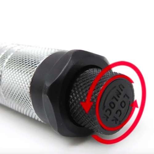 ADJUSTABLE 1/2 Inch (SILVER) ADJUSTABLE Drive Torque Wrench (20 to 210 Nm)