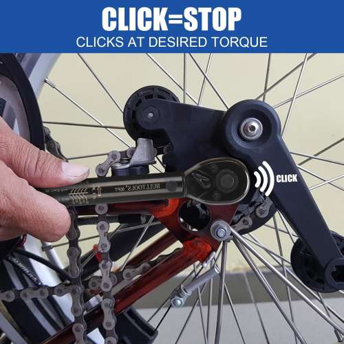 22pcs In 1 Adjustable 1/4 Inch Drive Click Torque Wrench Set (BLACK Edition)