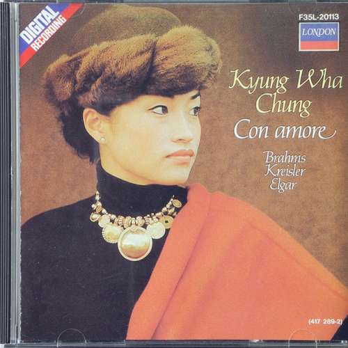 Con Amore 鄭京和 Kyung Whu Chung 舊版 古典 日本版 CD