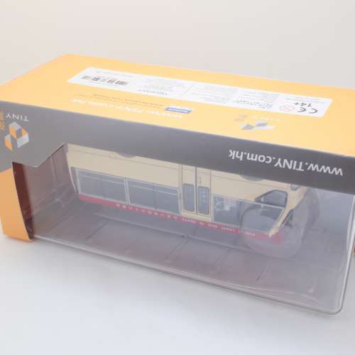 tiny微影1/43紅色小巴 紅van 旺角 先達 模型