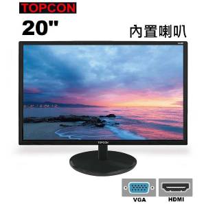 20吋 TOPCON Fita 20 LED mon 內置喇叭 顯示器 monitor 螢幕