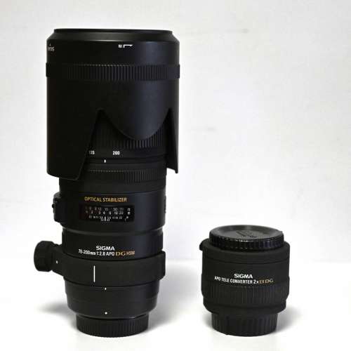 SIGMA  70-200mm F2.8 APO EX DG OS   SIGMA  APO TELE CONVERTER2x EX DG