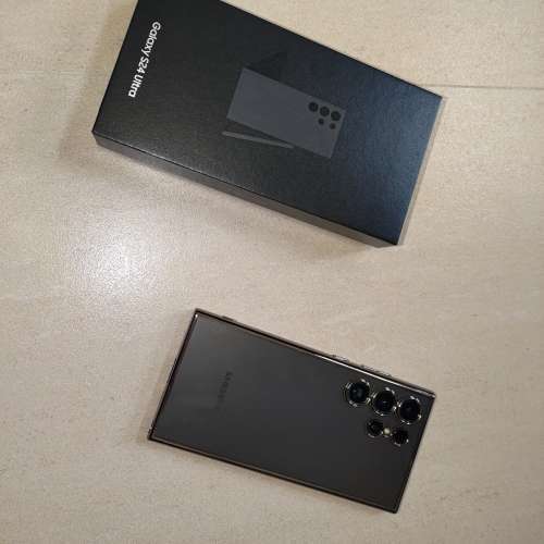 誠賣 Samsung S24 ultra 256GB 黑色齊盒 單據（買家無啦啦要就過海地點重賣）