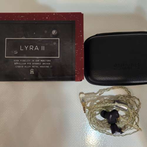 95% New Campfire audio lyra ii + Thunder MMCX 2.5mm 升級線