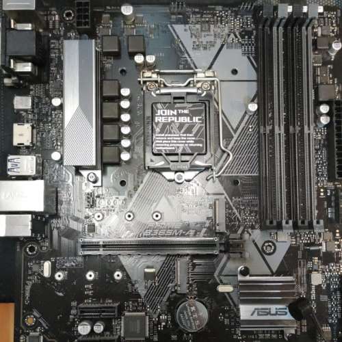 ASUS PRIME B365M-A MATX 主版 (正版Window10Pro啟用碼) Socket 1151 支援8、9代CPU