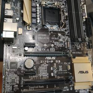 ASUS Z170-P D3 ATX主機板 Socket 1151 支援6、7代CPU 用DDR3 Ram