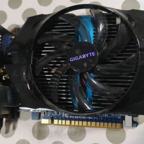 技嘉 GTX 650Ti DDR5 1GB 128Bit 顯示卡