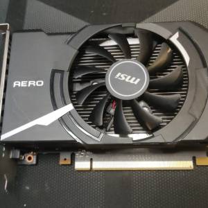 MSI GeForce GT 1030 Aero OC ITX 2GB GDDR5 顯示卡