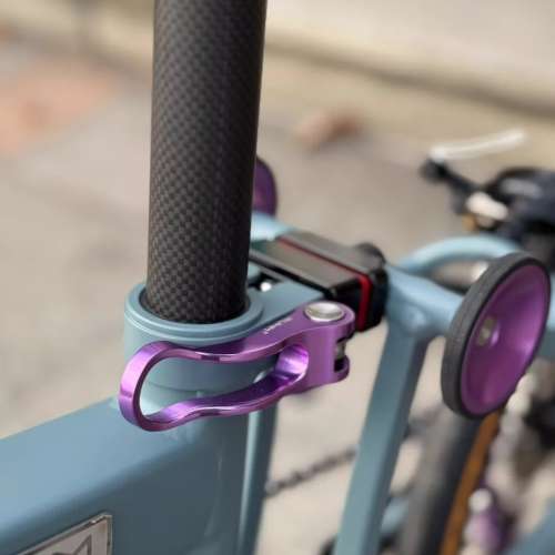 2025 鋁合金款 RUHM PRO 7 7速 C剎 碳纖維座管 16吋349 折叠車 送前後蛙燈叮叮