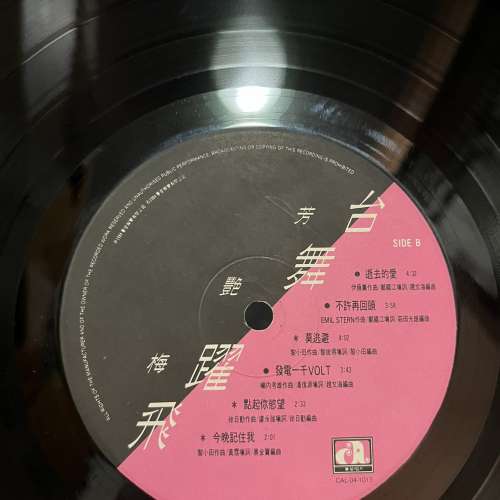 梅艷芳飛躍舞台黑膠唱片