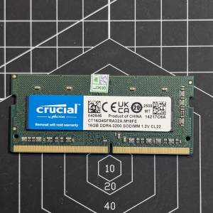 Crucial 16GB 3200MHz DDR4 SODIMM