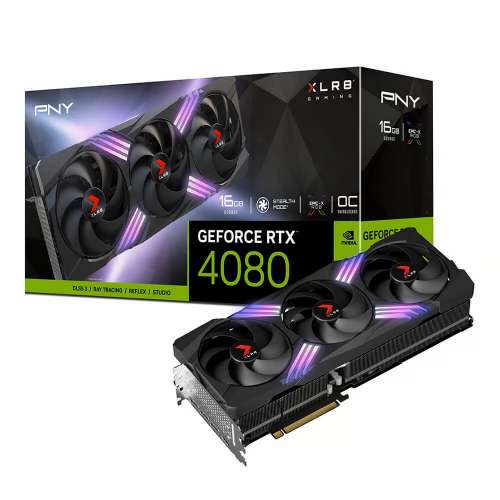 [香港行貨] PNY GeForce RTX™ 4080 16GB XLR8 Gaming VERTO™ EPIC-X RGB™ Tripl...