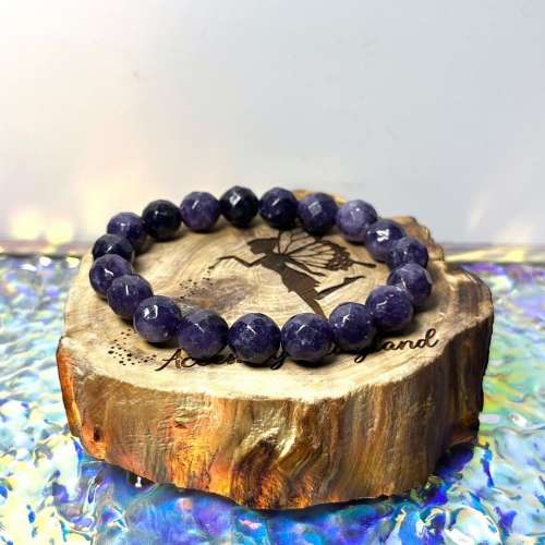 切面紫鋰雲母手鏈 Lepidolite Bracelet