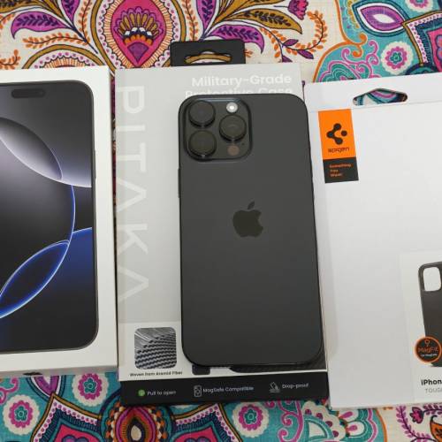 港行 iPhone 16 pro max black titanium 512GB