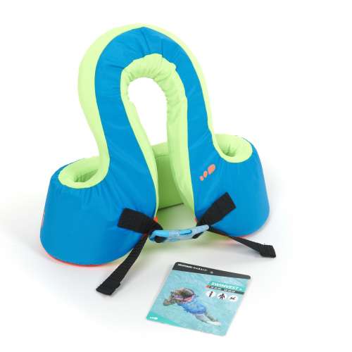 Decathlon 游泳背心 SWIMVEST+ 藍綠色