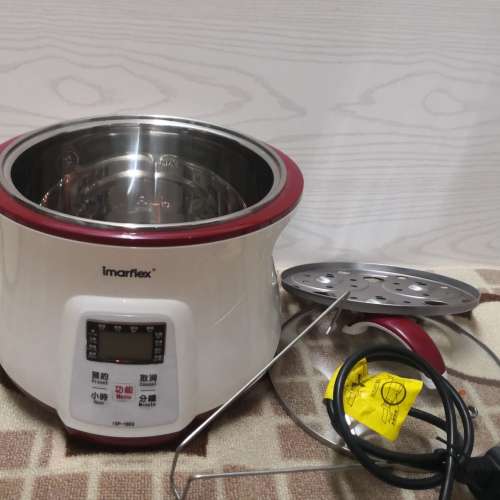 日本IMARFLEX伊瑪 ISP-18EG 全白動隔水智能燉煲湯煲99%新