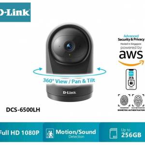 D-Link DCS-6500LH 360° Pan & Tilt Wi-Fi Camera 零死角迷你攝影機 [行貨,三年原...