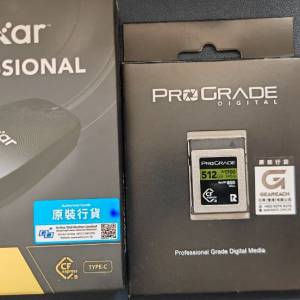ProGrade CFexpress Card Type B 連CFexpress reader.
