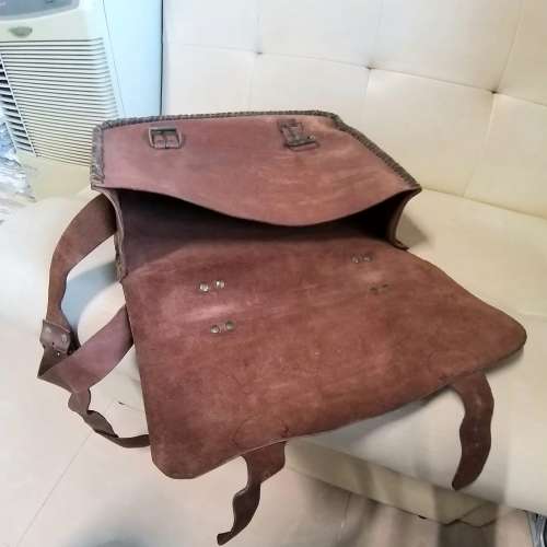 真皮人手製皮革袋，懷舊古董 有收藏價值