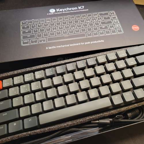 Keychron K7 Wireless Keyboard 65%超薄 無線機械鍵盤