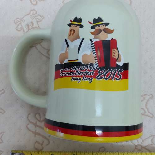 全新MARCO POLO GERMAN BIERFEST Hong Kong 2015 Cup Beer Fest Beer Mug 啤酒杯 紀...