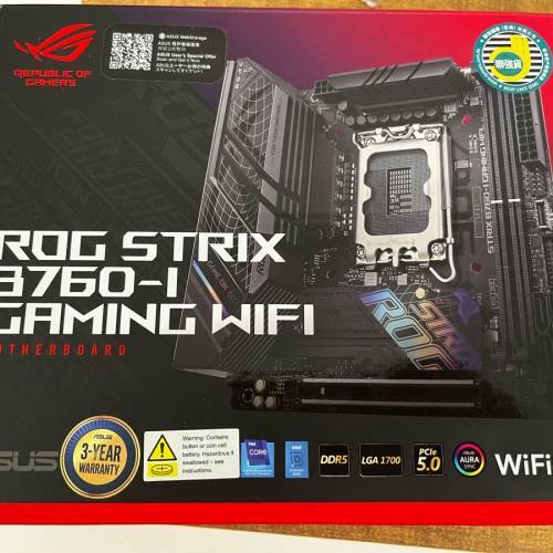 Asus ROG Strix B760-i Gaming Wifi itx 主機板
