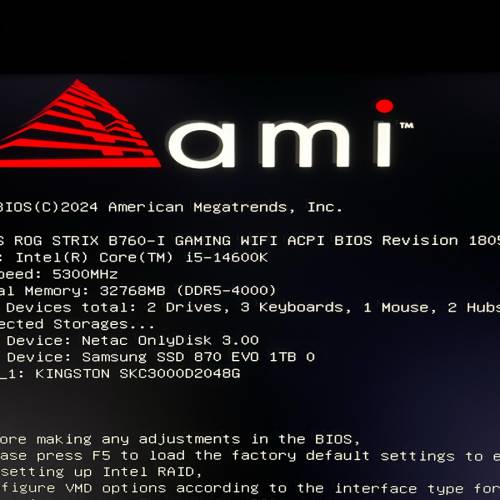 Asus ROG Strix B760-i Gaming Wifi itx 主機板
