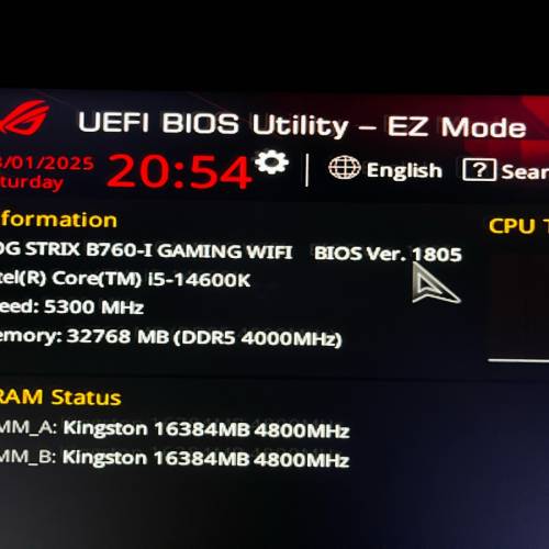 Asus ROG Strix B760-i Gaming Wifi itx 主機板