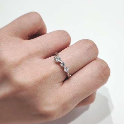 PT900鉑金鑽石戒指 Platinum diamond ring