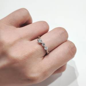 PT900鉑金鑽石戒指 Platinum diamond ring