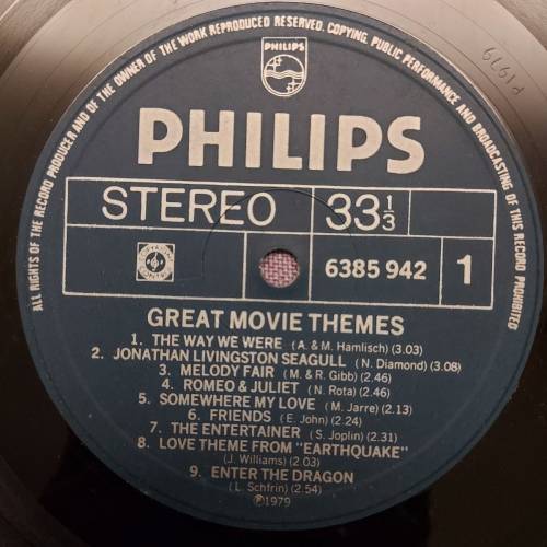 💥黑膠唱片💥Great Movie Themes (1979 Hong Kong)