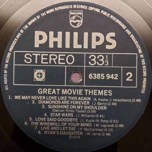 💥黑膠唱片💥Great Movie Themes (1979 Hong Kong)