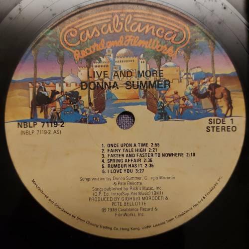 💥黑膠唱片💥Donna Summer - Live And More (1978 Hong Kong)(2LP)
