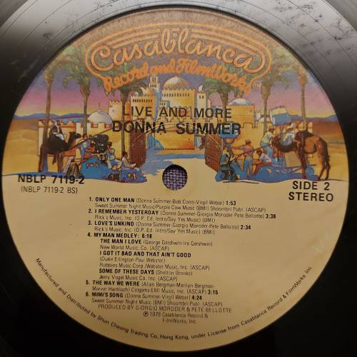 💥黑膠唱片💥Donna Summer - Live And More (1978 Hong Kong)(2LP)