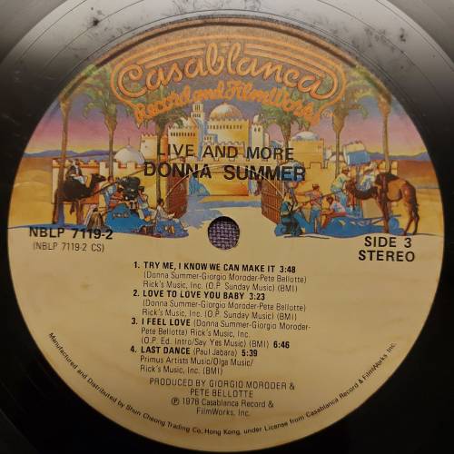 💥黑膠唱片💥Donna Summer - Live And More (1978 Hong Kong)(2LP)