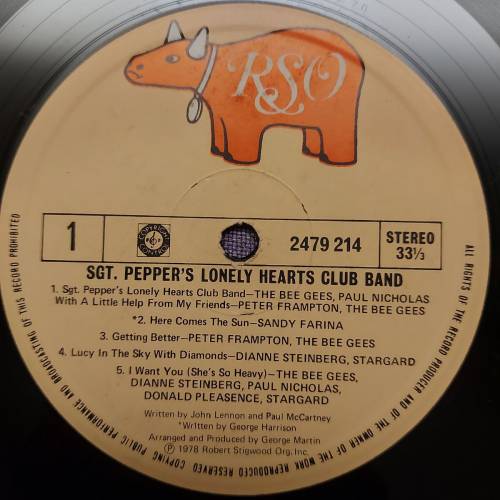 💥黑膠唱片💥Sgt. Pepper's Lonely Hearts Club Band (1978 Hong Kong)(2LP)