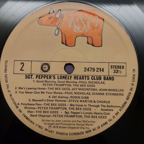 💥黑膠唱片💥Sgt. Pepper's Lonely Hearts Club Band (1978 Hong Kong)(2LP)