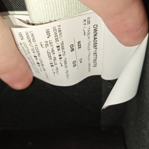 OFF WHITE 潮牌女士皮革条纹斜挎手提单肩包