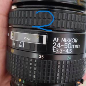 放NIKON 二支AF NIKION 70-210mm及24-50mm 3.3-4.5鏡共=$1500