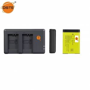 DSTE NB-13L Lithium-Ion Battery Pack With Dual USB Charger 代用鋰電池連充電機