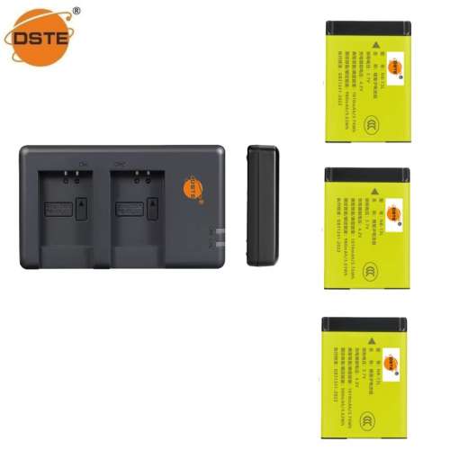 DSTE NB-13L Lithium-Ion Battery Pack With Dual USB Charger 代用鋰電池連充電機
