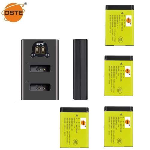 DSTE NB-13L Lithium-Ion Battery Pack With LCD Display USB-C Dual Charger 代用...