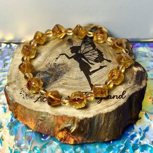 清貨特價-菱形黃塔晶手鏈 Citrine Bracelet