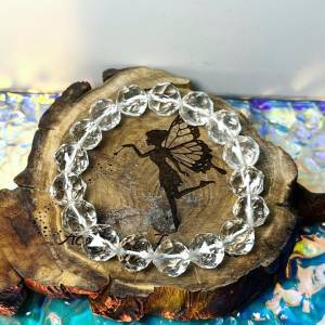 清貨特價-切面白水晶手鏈 White Quartz Bracelet